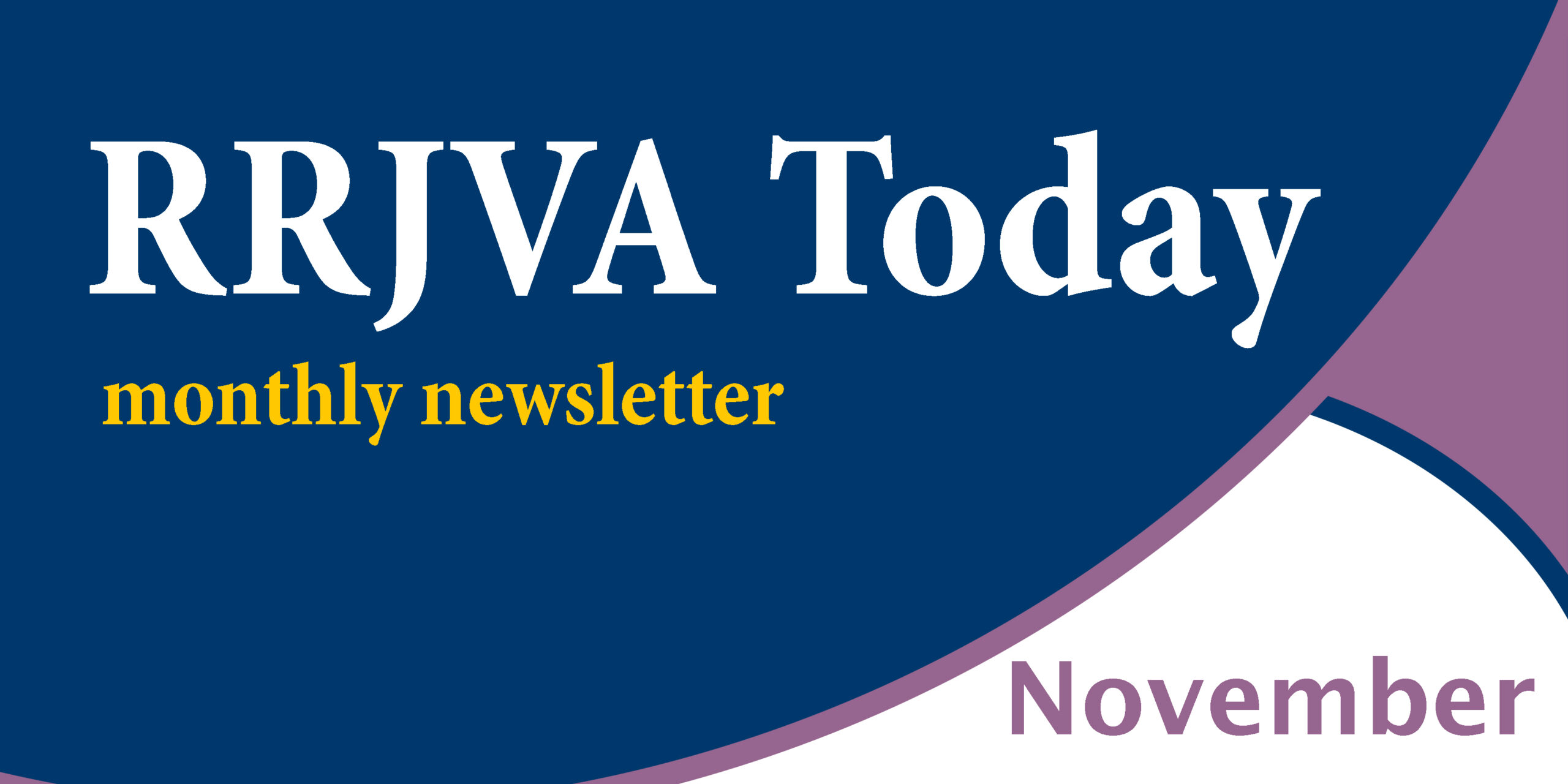 RRVJA Newsletter November