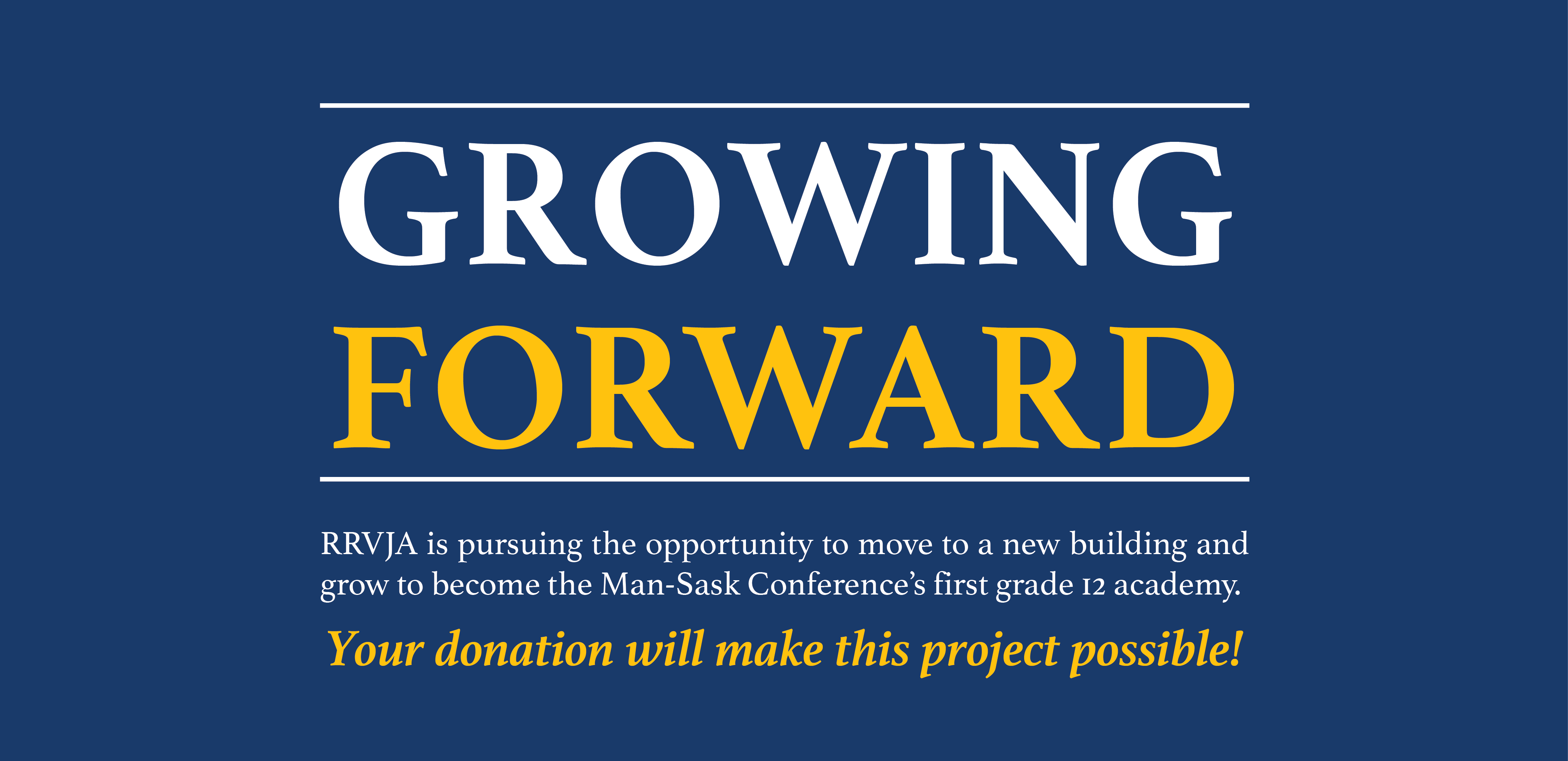 Growing Forward a new home for RRVJA