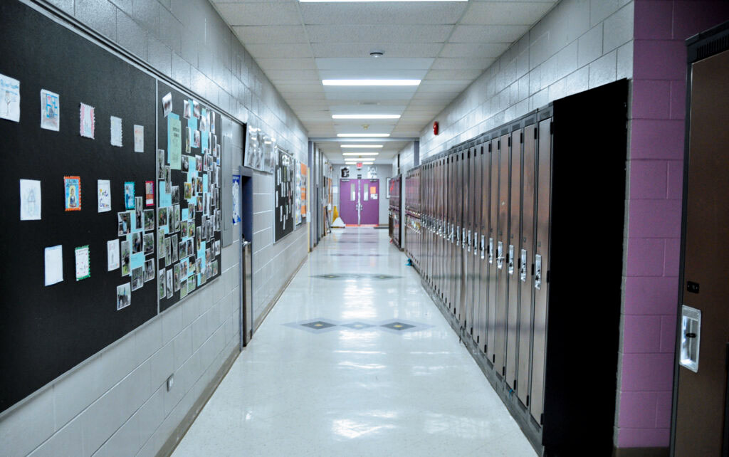 School Hallway