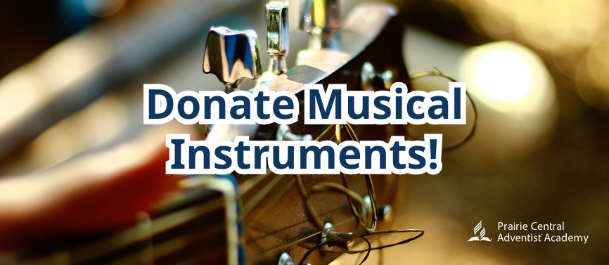 You can donate musical Instruments to PCAA students