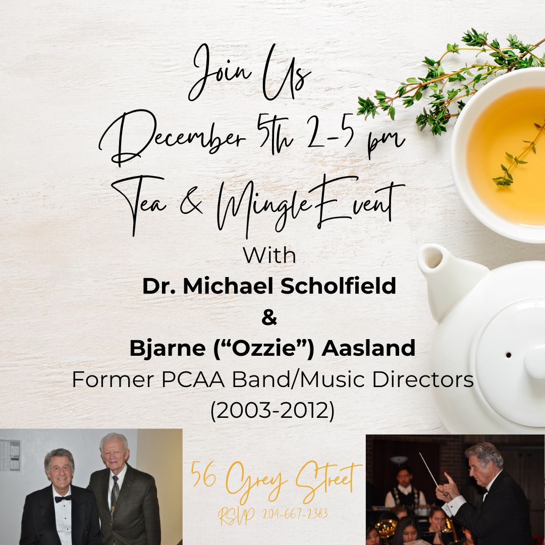 Join us December 5th 2-5pm for our "Tea and Mingle" Event