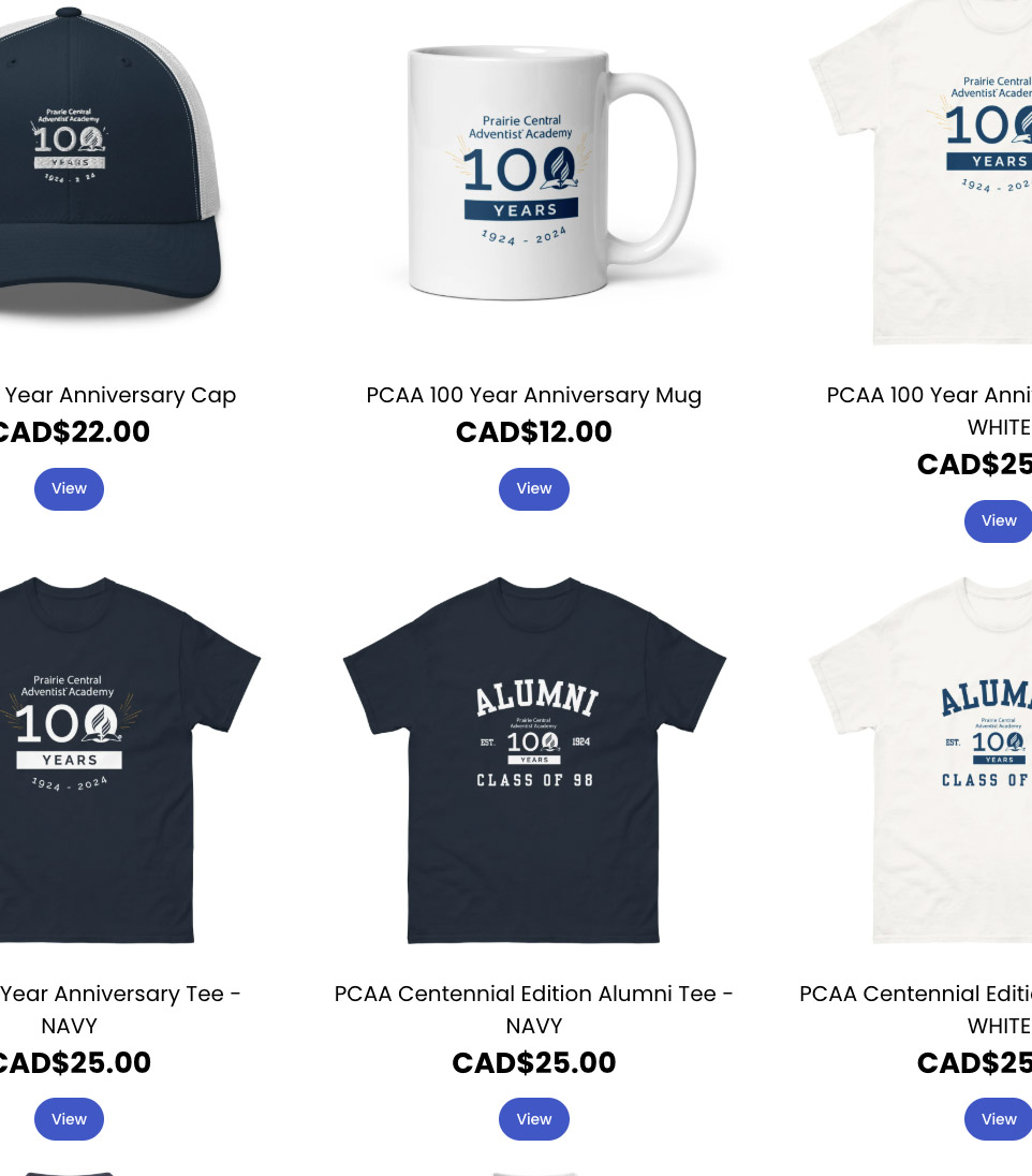 Visit the new PCAA store online at pcaa-store.square.site/